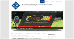 Desktop Screenshot of ecvf-electronique.com